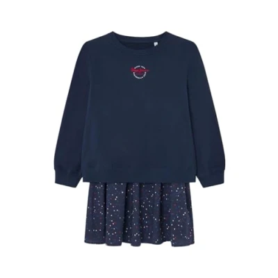 Image of Pepe Jeans Girl&#039;s Tilda, Dress, Blue, 16 Years