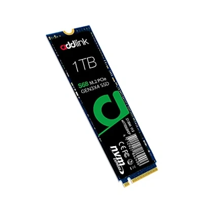 Image of addlink S68 1TB M.2 PCIe Gen3 NVMe Internal SSD Up to Read 2,100 MB/s, Write 1,700 MB/s 3D TLC NAND 2280 Solid State Drive (auk1TBS68M2P)