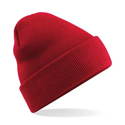 Image of Beechfield Original Cuffed Beanie Classic Red