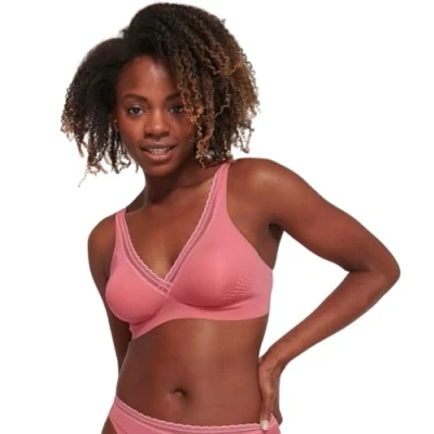 Image of Sloggi Women&#039;s Body Adapt Twist T Shirt Bra Molded, Desert Rose, S