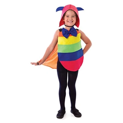 Image of Bristol Novelty DS172 Children Costume Caterpillar Dress Up Kit Multicolor Pack of 1 Headpiece/Collar and Belt Pharaoh Accessory Set, One Size