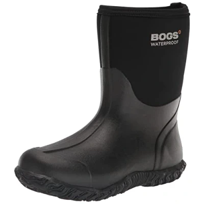 Image of BOGS Women&#039;s Portage Rain Boot, Black, 7 UK
