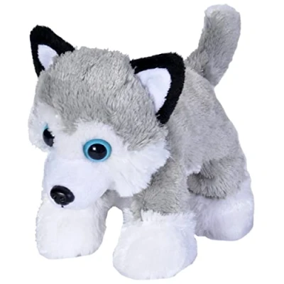 Image of Wild Republic 18085 Husky, Hug&#039;ems, Cuddly Soft Toy, Kids Gifts, 18 cm