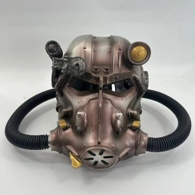 Image of Next Level Cosplay Prop Replica Fallout T 60 Power Armor Bronze Resin Helmet