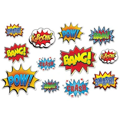 Image of Novelties Direct Hero Action Sign Cutouts