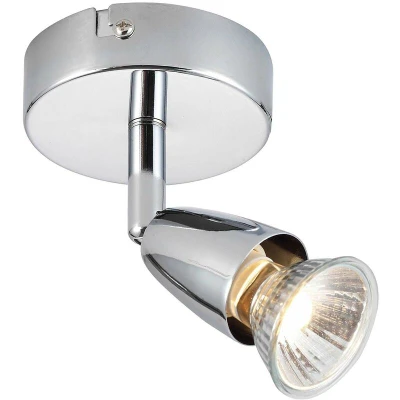 Image of Endon Amalfi 1 Light Adjustable Spotlight Chrome, GU10