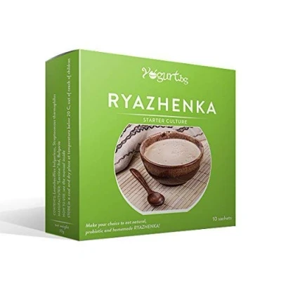Image of Ryazhenka /Baked Milk/ Yogurt.bg Starter Culture by Lactina,probiotic, Organik for 10 litres