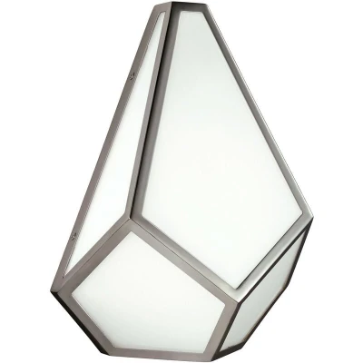 Image of Diamond 1 Light Indoor Wall Polished Nickel, E27