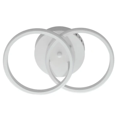 Image of Bari Integrated Led Semi Flush Light White 31.5cm
