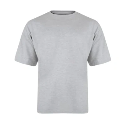 Image of KAM Jeanswear Men&#039;s Extra Long Plain T Shirt Gray 5XL