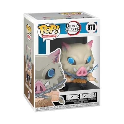 Image of Funko POP! Animation: Demon Slayer Inosuke Hashibira Collectable Vinyl Figure Gift Idea Official Merchandise Toys for Kids &amp; Adults Anime Fans Model Collectors and Display