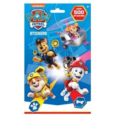 Image of Paw Patrol Sticker Sheets 500+ Stickers Childrens Creative Activity Gift Age 3+
