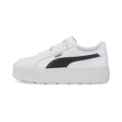 Image of Puma Women&#039;s Karmen L Sneaker, White Black, 4 UK