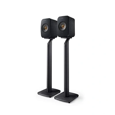 Image of KEF S1 Floor Speaker Stands for LSX and II Active Bookshelf Speakers (Pair), Grey
