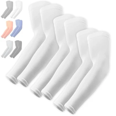 Image of Outdoor Essentials UV Sun Protection Arm Sleeves Cooling Compression Sleeve Sports &amp; for Men Women to Cover Arms Running or Cycling Covers