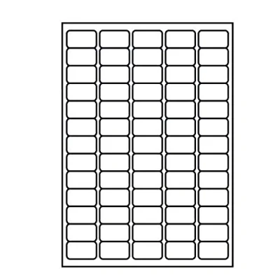 Image of 65 Labels Per Sheet A4 Address Self Adhesive Mailing for Postage Inkjet Laser Printers Printable Sticky 38x21mm (100 Sheets)