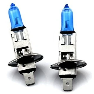 Image of H1 (448) 55w Super White Xenon Look/Effect Upgrade Headlight Bulbs 12V