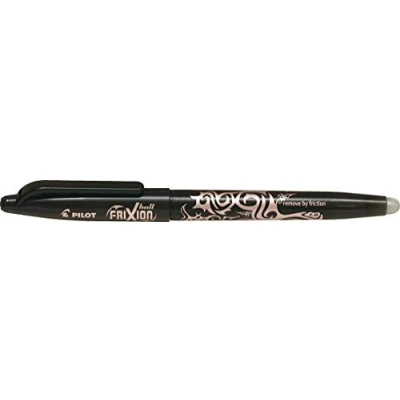 Image of PILOT Frixion Erasable Rollerball Pen Broad, 1.0mm Tip Black, Box of 12