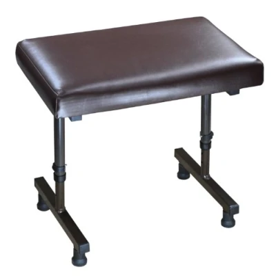 Image of Aidapt Height Adjustable Leg Rest Stool With Anti Slip Feet and Easy Clean Material For Elderly Users Limited Mobility Aid
