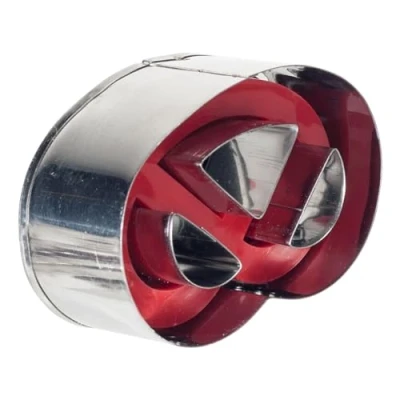 Image of Westmark 448603 Pretzel with Pusher, Stainless Steel, Silver, 6,4 x 4,4 3,8 cm