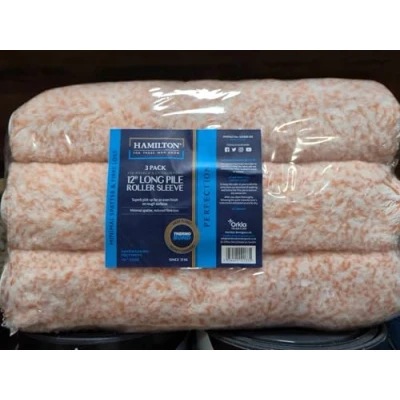 Image of Hamilton 12&quot; Long Pile Paint Roller Sleeve x 3
