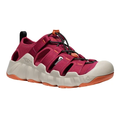 Image of KEEN Men&#039;s Hyperport H2 Breathable Easy on Comfortable Hiking and Water Sandals, Tibetan Red/Gold Flame, 15