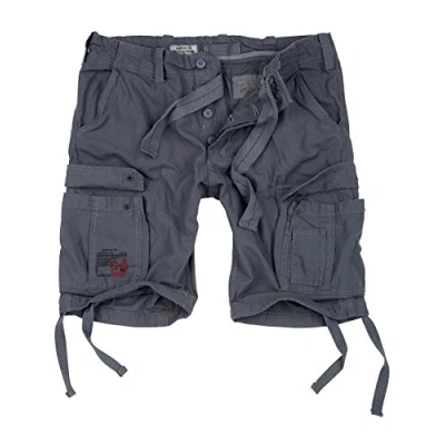 Image of Surplus Raw Vintage Airborne Herren Cargo Shorts, grau, XL
