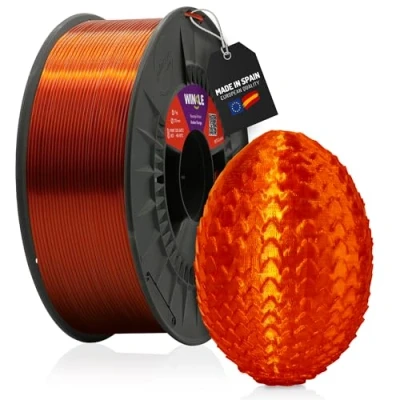Image of Winkle PETG Filament Krystal Ambar 1.75 mm 3D Printer Colour Crystal Amber Spool 300 g