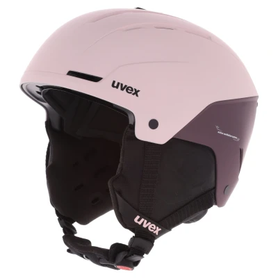 Image of uvex Unisex Adult, stance ski helmet, powder plum matt, 51 55 cm