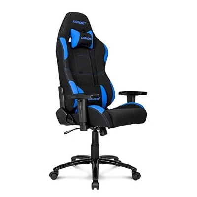 Image of AKRacing Core Series EX Gaming Chair with 5/10 Years Manufacturer Warranty Black/Blue Fabric