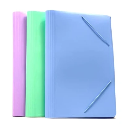 Image of Expanding File Folder Organiser Portable 12 Pocket Waterproof Document Filing Paperwork with Coloured Labels (Purple)