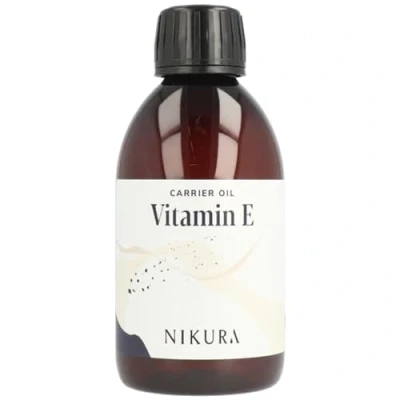 Image of Nikura Vitamin E Oil 250ml For Skin, Face, Hair, Body, Scalp &amp; Nails Moisturising Hydrating Essential Oils Natural, Vegan UK BPA Free