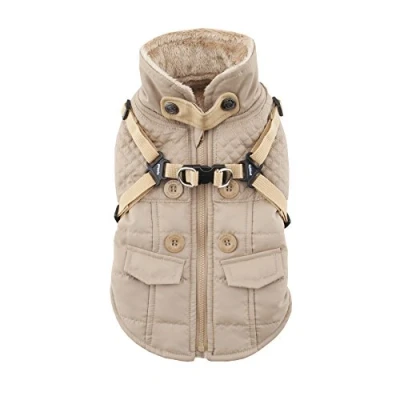 Image of Puppia PAQD VT1463 Wilkes Winter Coat, XL, Beige