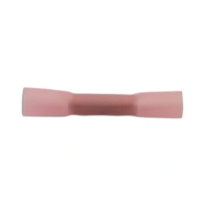 Image of CONNECT Wiring Connectors Red Heat Shrink Butt 3.7mm Pack of 100 30156