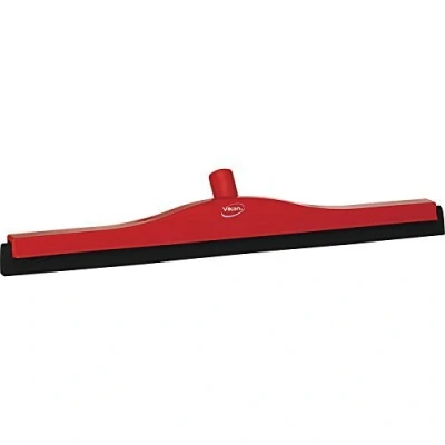 Image of Vikan 77544 Fixed Head Squeegee, Foam Rubber, Polypropylene Frame, 24&quot;, Red by
