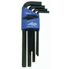 Image of neilsen CT0615 1.5 10 mm X Long Hex Key Set Ball Point Metric Allan Black (9 Piece)