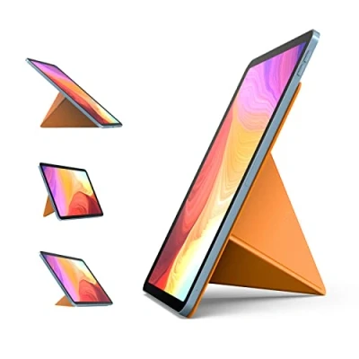 Image of NOVOO Tablet Stand Adjustable Portable Foldable compatible with 10&quot; and above iPad Pro 10.2&quot;/11&quot;/12.9&quot;, MatePad 10.1&quot;/11&quot;, Galaxy Tab Surface Go Orange