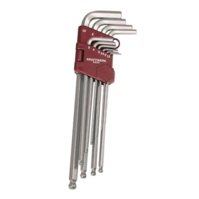 Image of Kraftwerk 3604 10 Pieces Ball Head Hex Wrench Set 1.5 mm