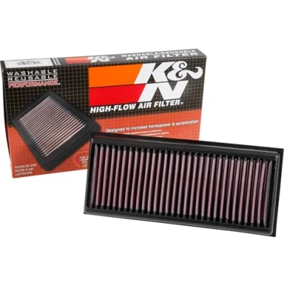 Image of K&amp;N Engine Air Filter: High Performance, Premium, Washable, Panel 2014 2019 (C63, GLC63, GLC63 AMG S, G500, G550, G550 4x4, S63 AMG) , 33 3072
