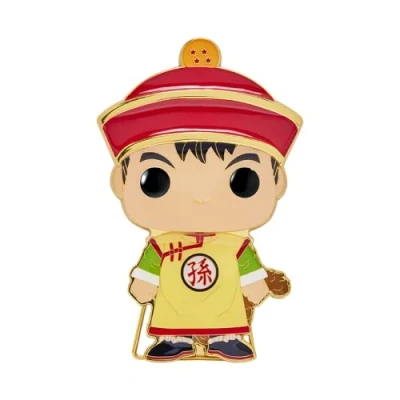 Image of Loungefly POP! Large Enamel Pin ANIME: DBZ Gohan Dragon Ball Z Pins Cute Collectable Novelty Brooch for Backpacks &amp; Bags Gift Idea Official Merchandise Anime Fans