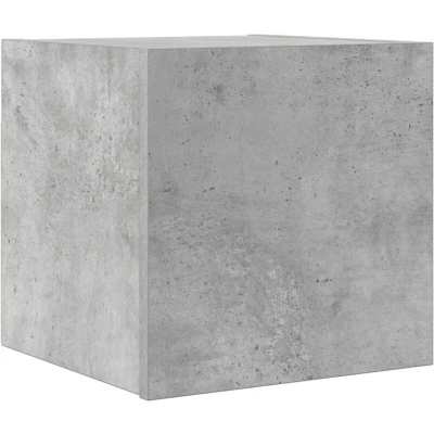 Image of vidaXL Wall Mounted TV Cabinet Concrete Grey 30.5x30x30 cm
