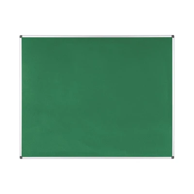 Image of Bi Office Notice Board Maya, Green Felt, Aluminium Frame, 60 x 45 cm