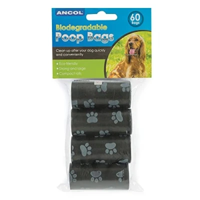 Image of Ancol Bio Degradable Poop Waste Bags (60)