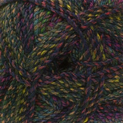 Image of James Brett Marble Chunky Knitting Yarn 100% Soft Acrylic Wool 200g Ball (Purple Green &amp; Blue Mix MC38)