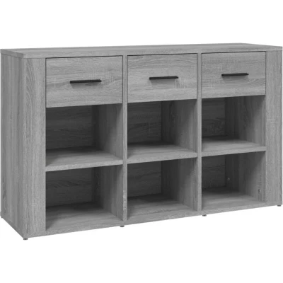 Image of vidaXL Sideboard Grey Sonoma 100x30x59.5 cm Engineered Wood