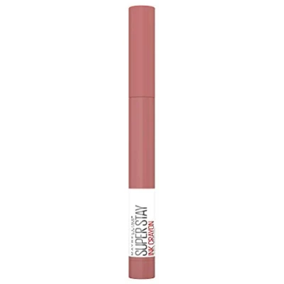 Image of Maybelline New York Super Stay Ink Crayon Matte and Long Lasting Lipstick Number 105 On The Grind 1.5g