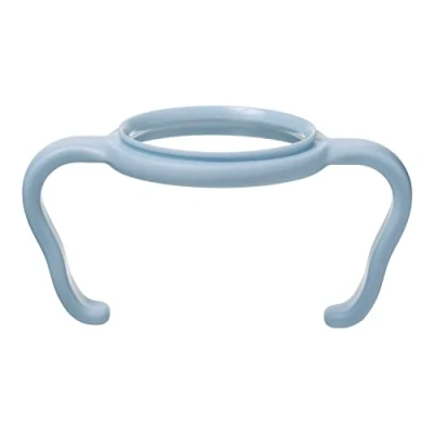 Image of b.box Baby Bottle Handles for 180ml and 240ml Bottles Ergonomic Non Slip Handle Grip, Dishwasher Safe (Lullaby Blue)