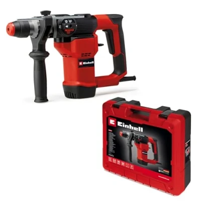 Image of Einhell 950W Electric SDS Dill 3.5J Impact Force, 28mm Concrete Drilling Capacity TE RH 28 3F Rotary Hammer Drill (3 Functions Drilling, Chiselling with Lock)