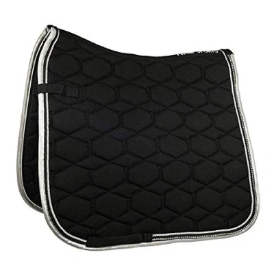 Image of Hkm Saddle pad 9125 9100 Black Dressage