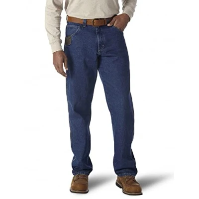 Image of Wrangler Riggs Workwear by Men&#039;s Ripstop Carpenter Jean Blue